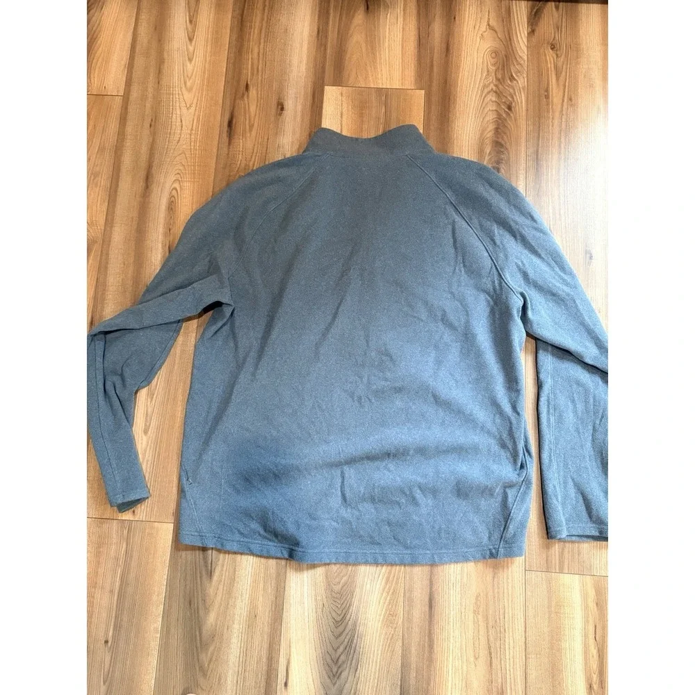Mondetta Outdoor Projects Quarter Zip Fleece Pullover Blue Men's XL Soft